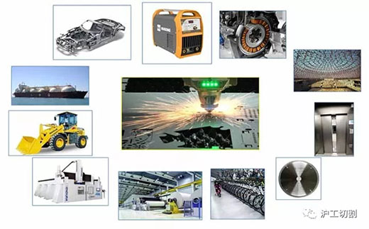 平博10米大幅面龙门光纤激光切割机应用行业
