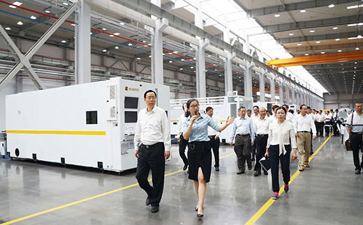 江苏省委常委、苏州市委书记蓝绍敏等向导调研平博智能